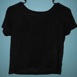Ribbed Aeropostale crop top